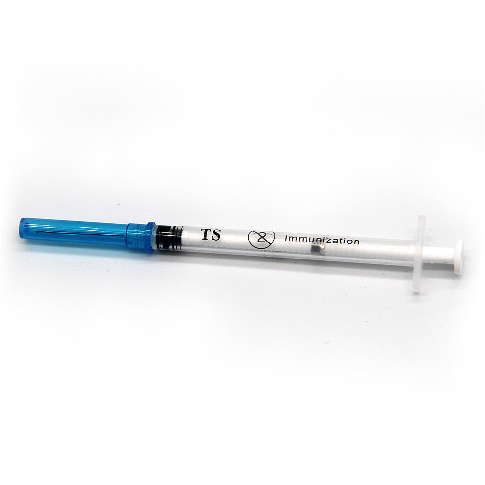 Disposable Medical Grade Plastic Vaccine Injection Syringe with Needle