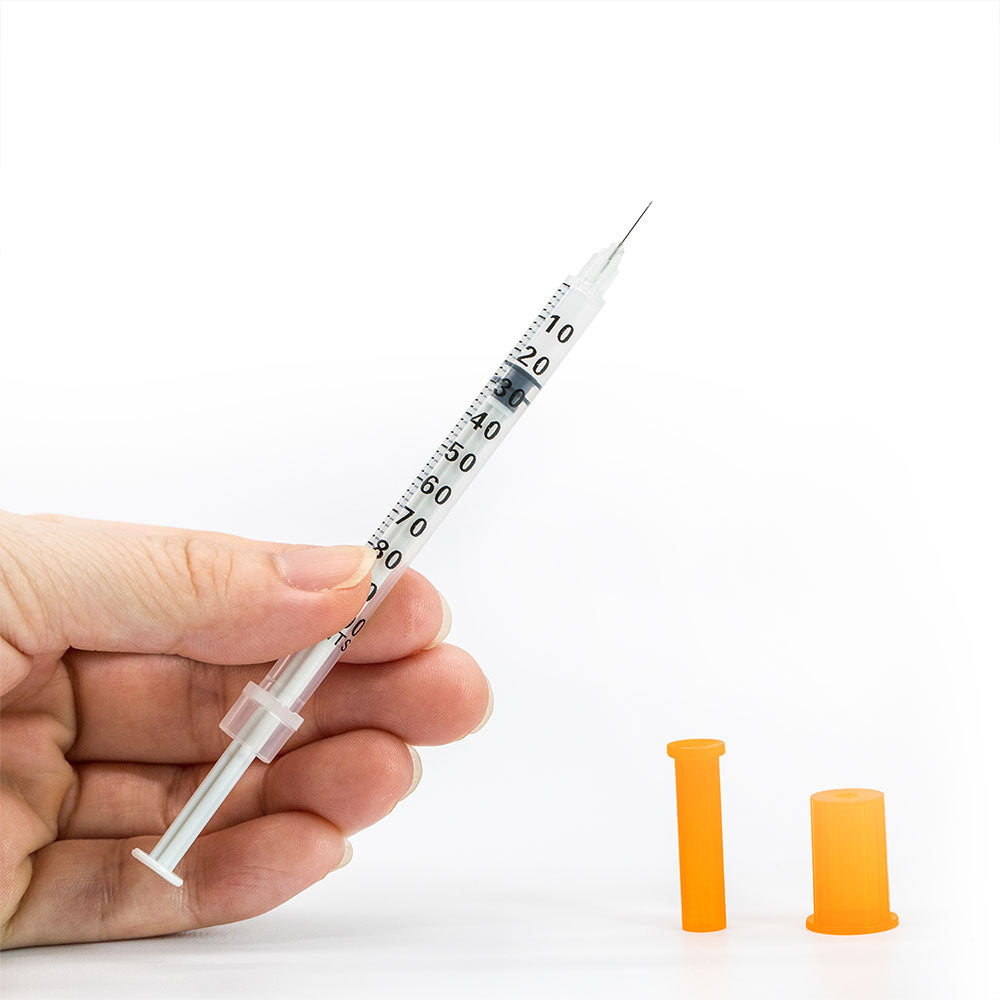 Medical Disposable Plastic Insulin Syringe with Needle