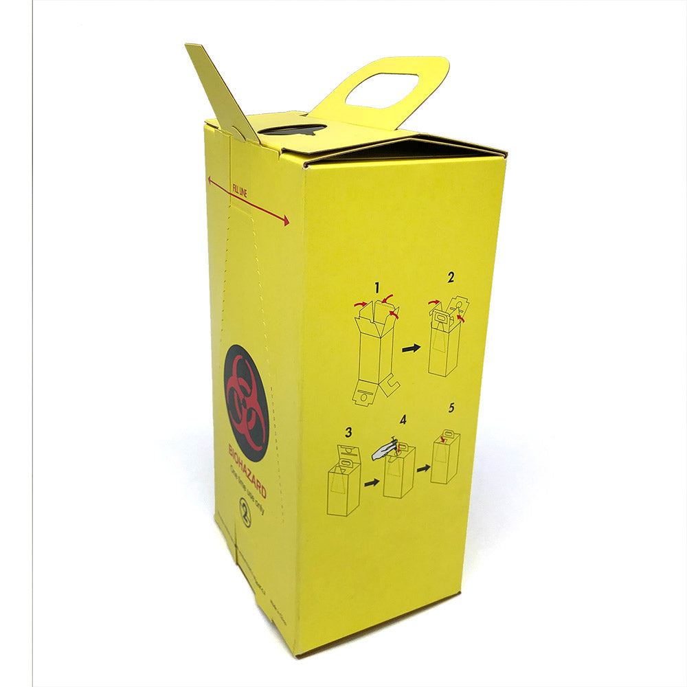 Hospital Disposable Safety Sharp Box Paper Sharp Container