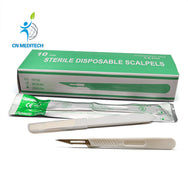 Medical Professional Disposable Sterile Surgical Scalpel with Plastic Handle