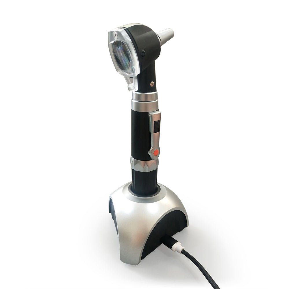 FDA Otoscope ENT Diagnostic Set Rechargeable Fiber Optic Otoscope