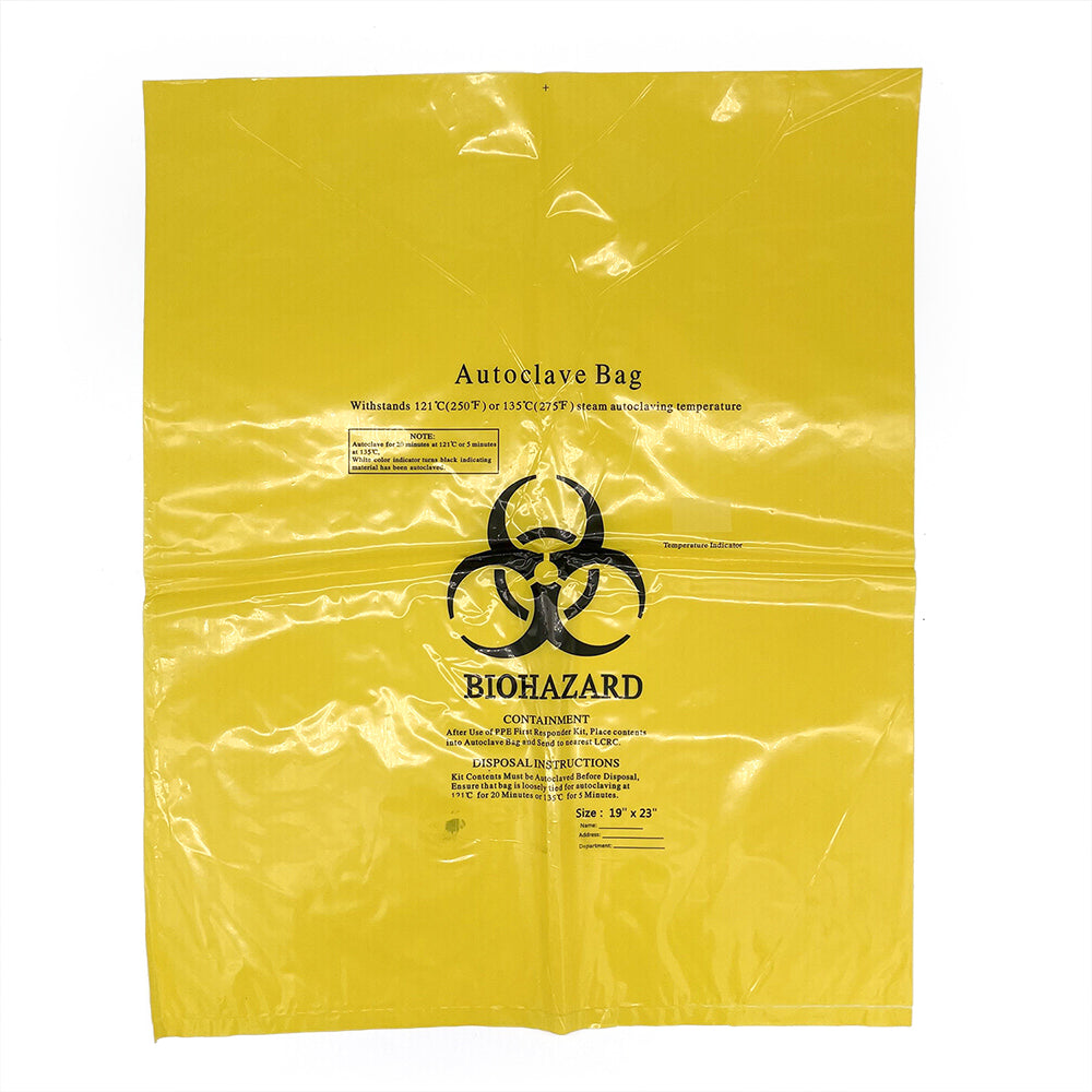 Disposable Polypropylene Autoclave Biohazard Bag