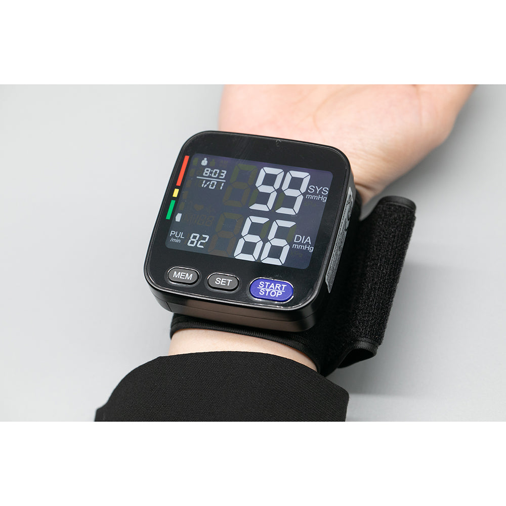 Wrist Blood Pressure Monitor Wrist Band BP Cuff Machine Sphygmomanometer