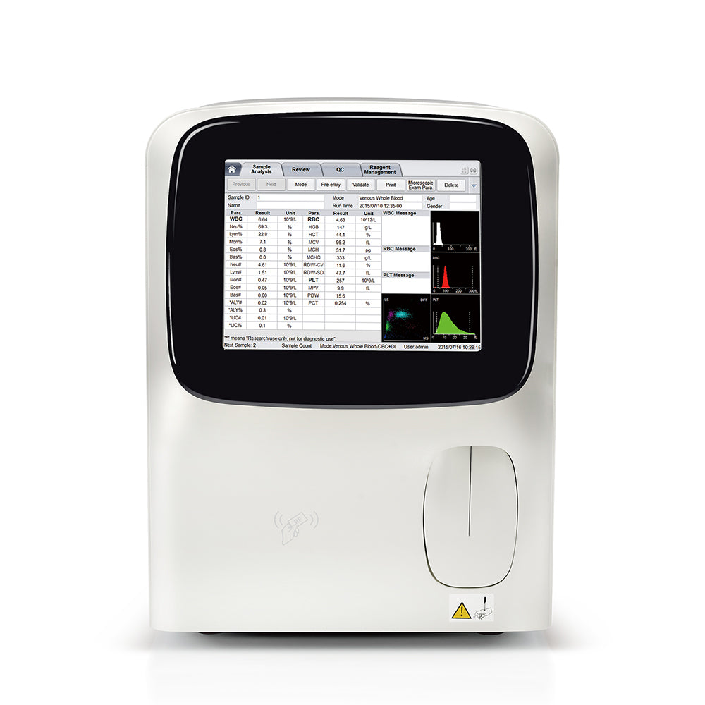 Cbc Machine Graphics Cell Counter CBC Machine 5 Part Hematology Analyzer – Cn-Meditech