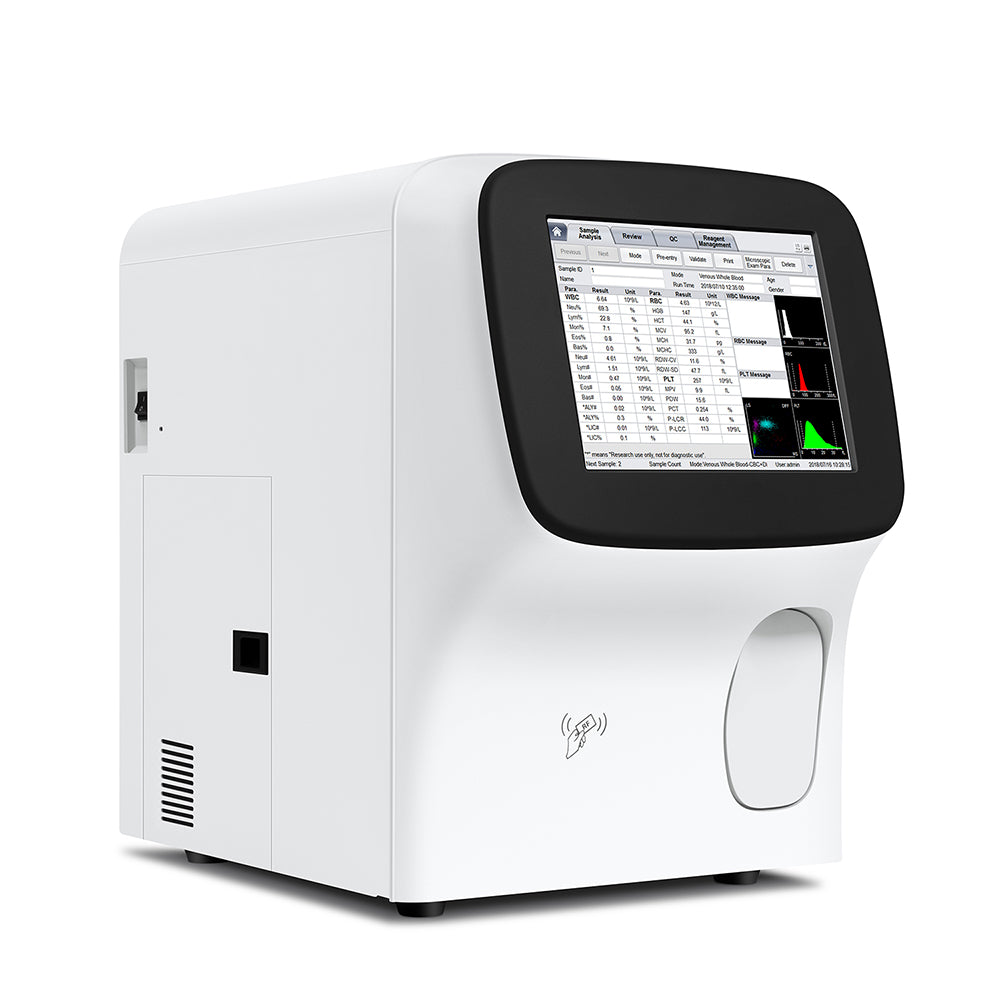 Cell Counter CBC Machine 5 Part Hematology Analyzer