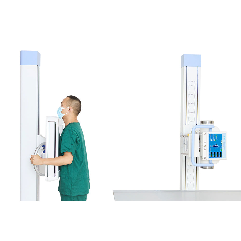 Medical X-ray Diagnostic System Hospital 50KW Digital X Ray Diagnostic System Stationary CR X-ray Machine