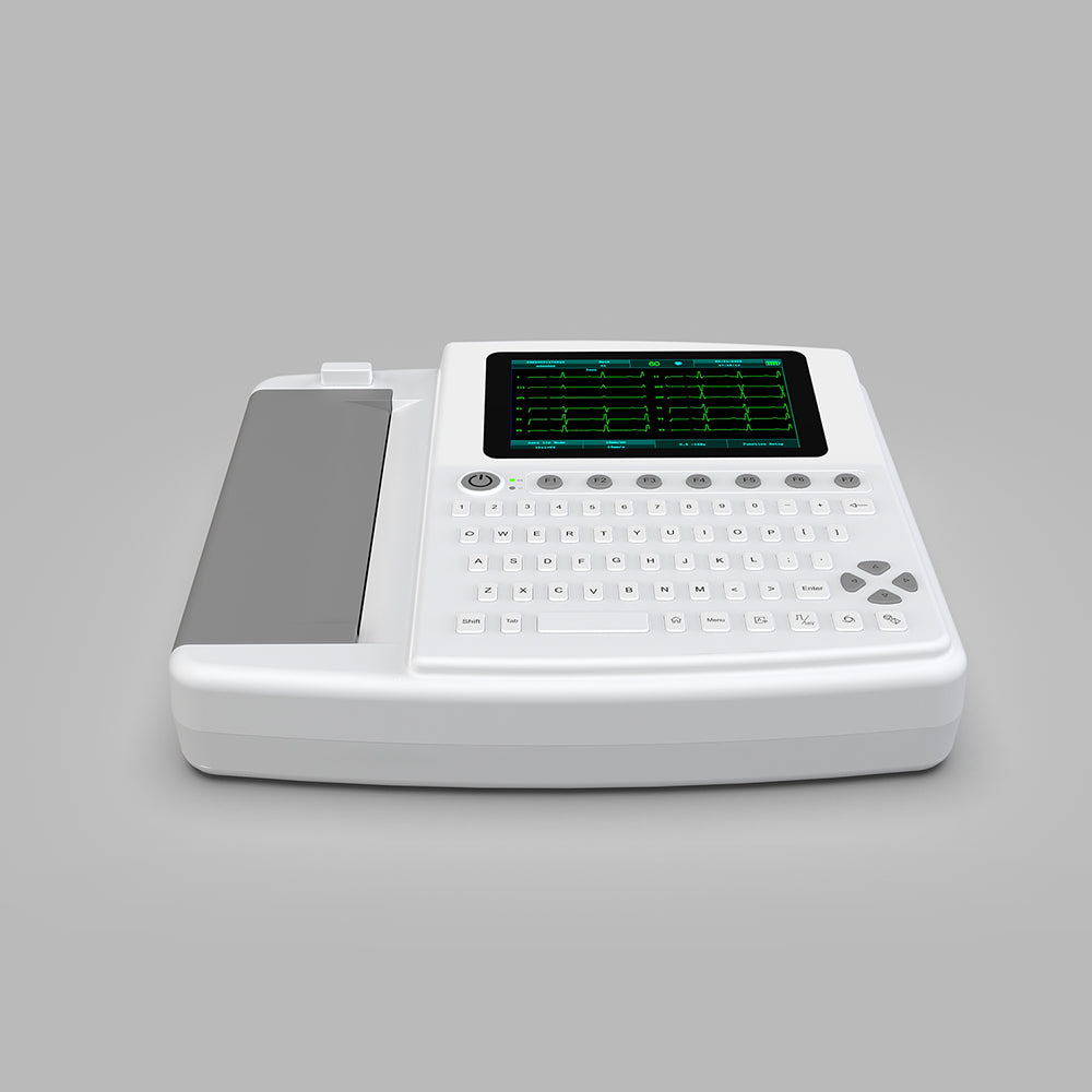 12 Channel Touch Screen ECG Machine Electrocardiograph Machine