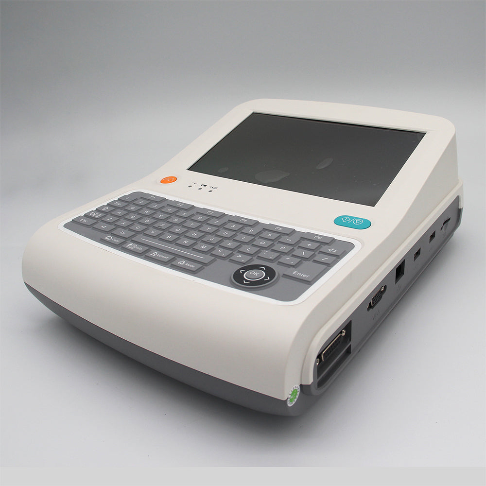 12 Channel Digital Electrocardiograph Electrocardiogram ECG Machine