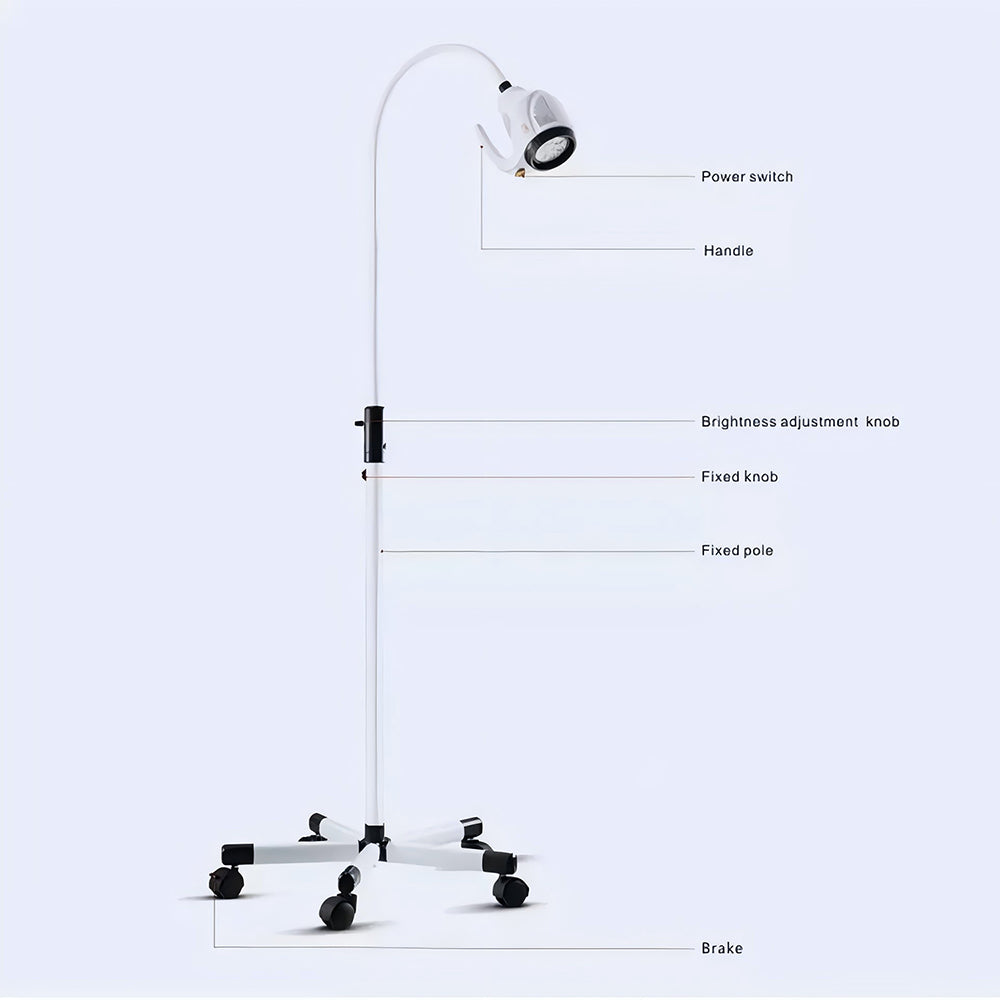 Mobile LED Medical Light Examination Lamp Exam Light