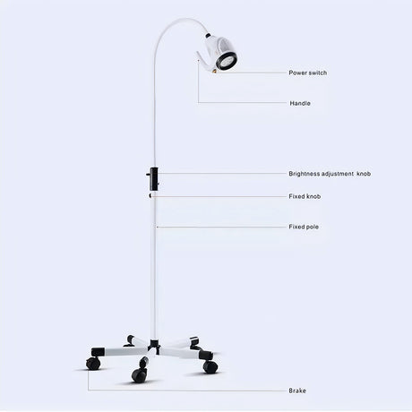 Mobile LED Medical Light Examination Lamp Exam Light