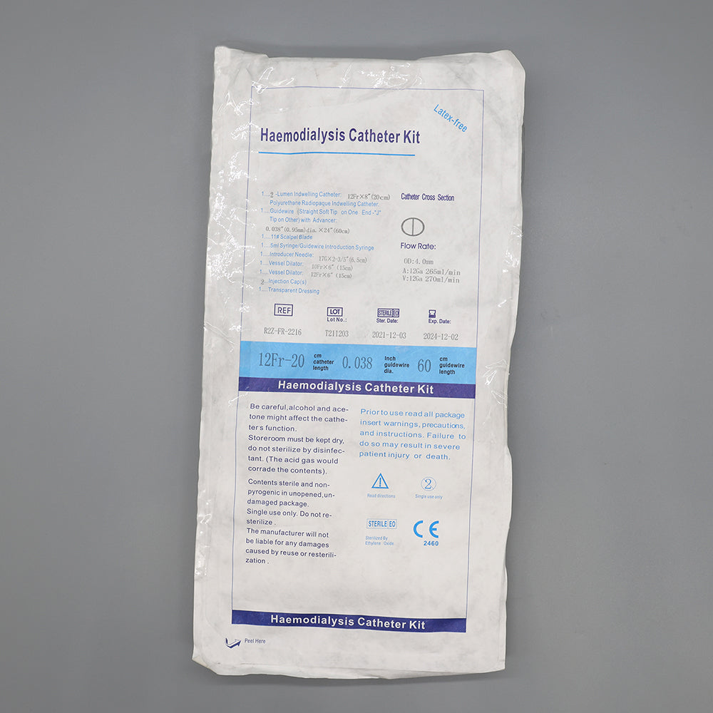 Disposable Sterile Hemodialysis Catheter Kit