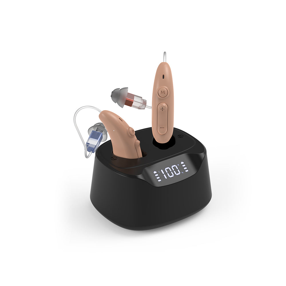 High Quality Rechargeable Digital Medical Hearing Aids for Hear Disable Person