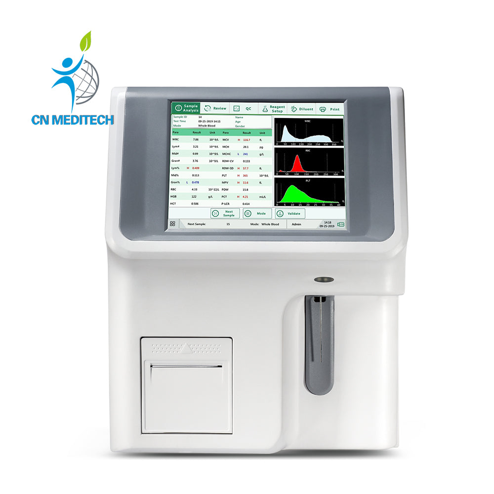 Cbc Machine Graphics Blood Analyzer Hematology CBC Counter Machine – Cn-Meditech