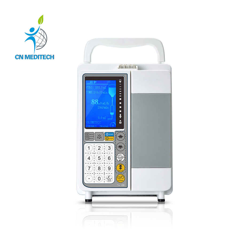 Medical Portable Infusion Pump LCD Display Automatic Volumetric IV Fluid Infusion Pump