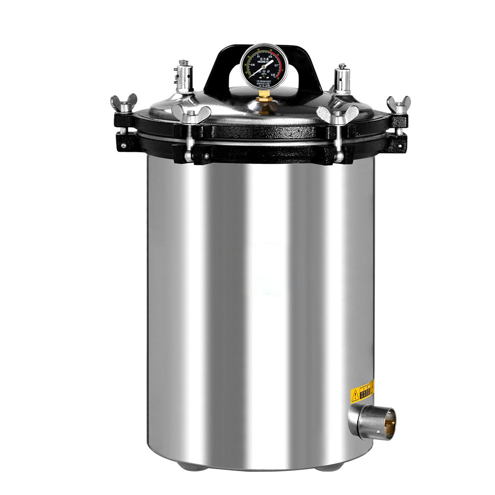 Medical Autoclave Steam Electric or LPG Heated Portable Pressure Steam Sterilizer