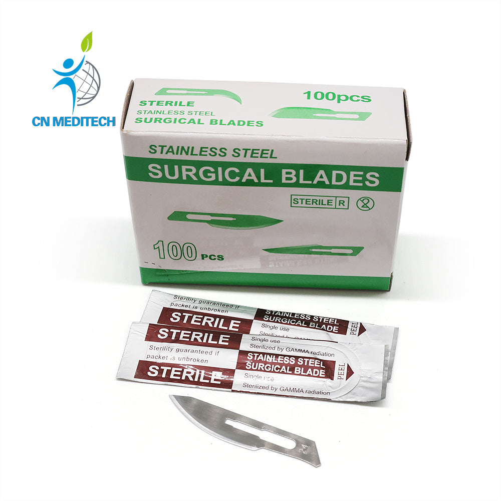 Disposable Sterile Surgical Stainless Steel Scalpel Blade