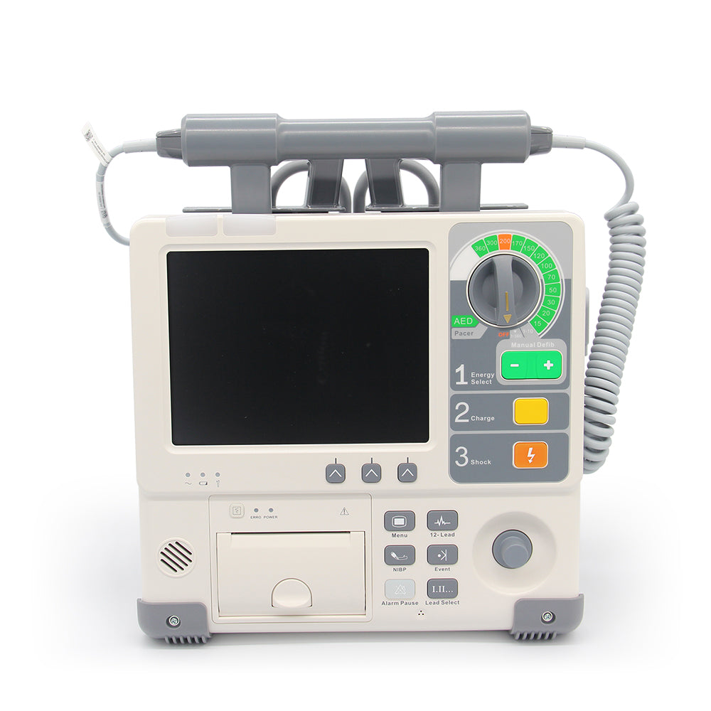 Defibrillator ECG ETCO2 Biphasic Emergency Heart Pacemaker Cardiac Defibrillator Monitor