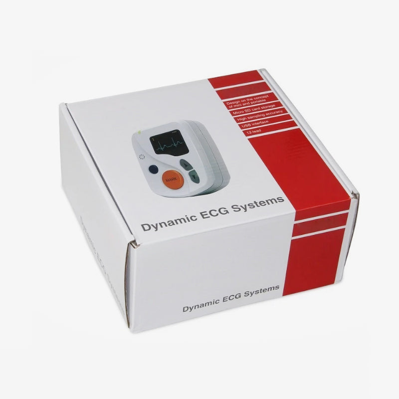 Portable ECG Dynamic Electrocardiogram 24 Hours ECG System Holter ECG
