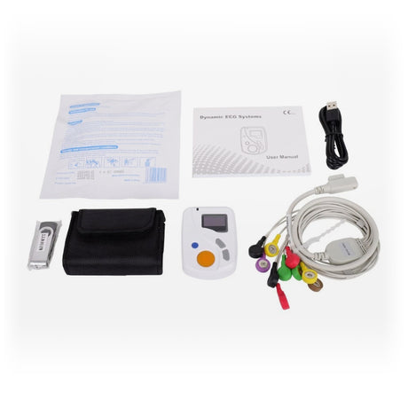 Portable ECG Dynamic Electrocardiogram 24 Hours ECG System Holter ECG