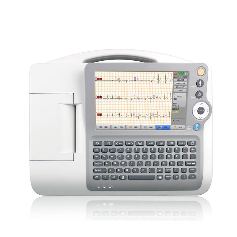 ECG 3 Channel Digital Hospital Electrocardiograph EKG Machine