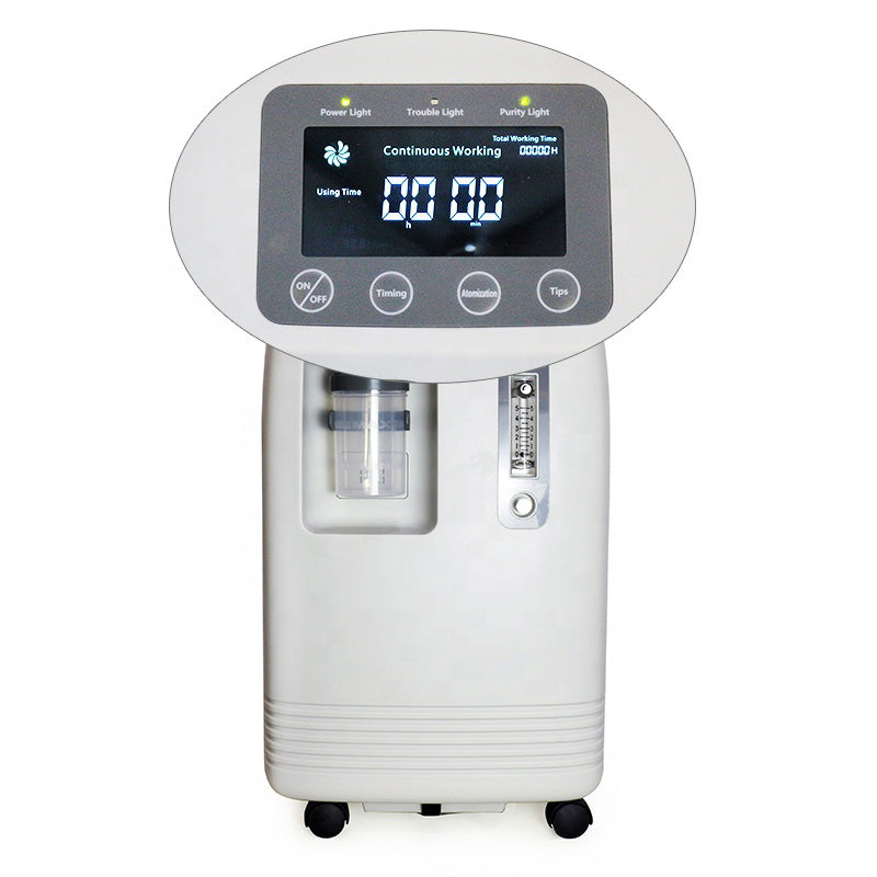 Low Noise Homecare Mobile 5L Portable Oxygen Generator