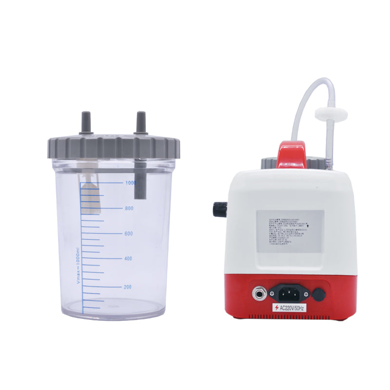 AC and DC Power Medical Ambulance Small Volume Portable Sputum Aspirator