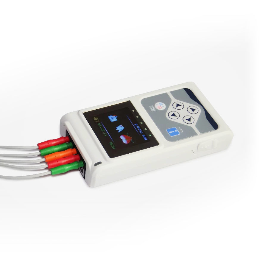 Holter ECG Monitor Device Electrocardiograph Dynamic Machine 24h ECG Holter