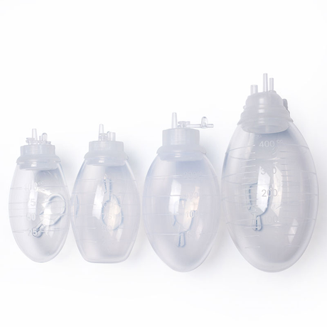 In Stock Silicone Reservoir Wound Therapy System Drainage Reservoir